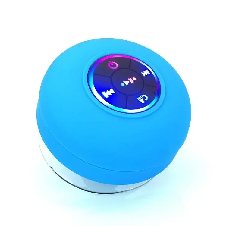 Enceinte Bluetooth Portable Étanche IPX4 avec LED – Son Stéréo et Ventouse Intégrée