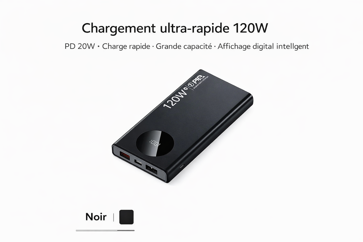 Power Bank 30 000mAh – Charge Ultra Rapide 120W