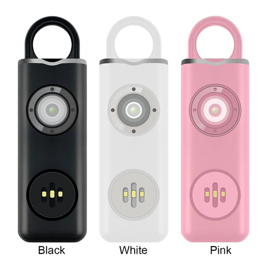 Alarme Personnelle Rechargeable 130 dB – Dispositif d’Alerte Compact Haute Puissance