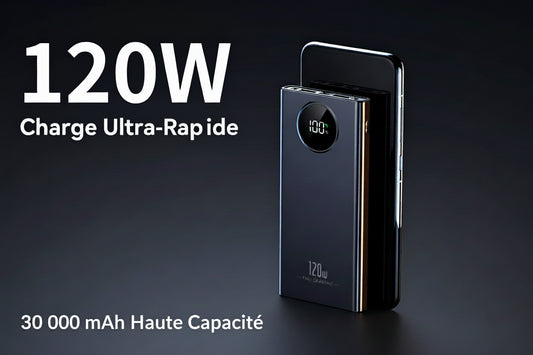 Power Bank 30 000mAh – Charge Ultra Rapide 120W